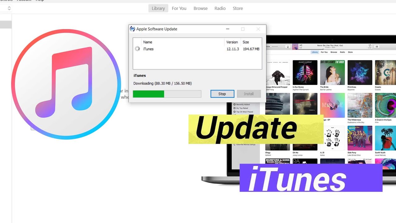 itunes software updates on pc